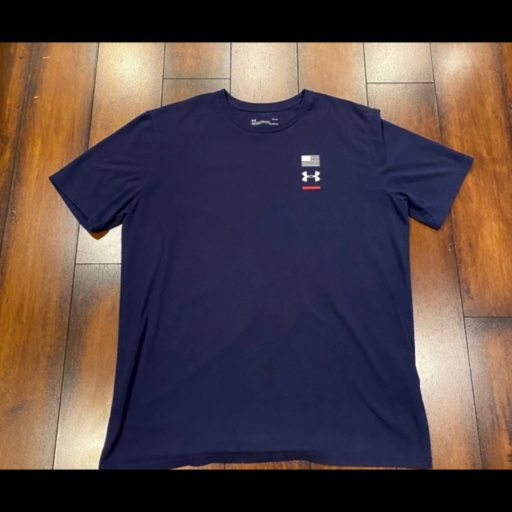 UA Freedom Home of Free&Brave shirt  L
